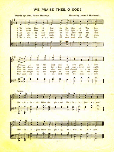 We Praise Thee O God